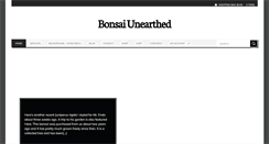 Desktop Screenshot of bonsaiunearthed.com